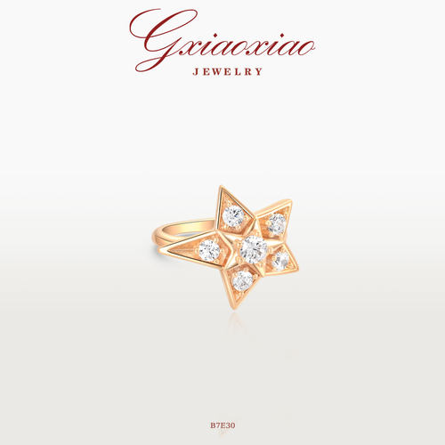 GXIAOXIAO五角星精致耳夹