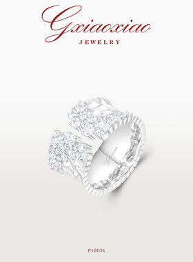 GXIAOXIAO【霜花】微镶戒指