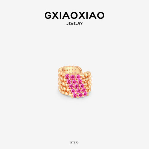 GXIAOXIAO喜庆百搭斜刘海耳夹
