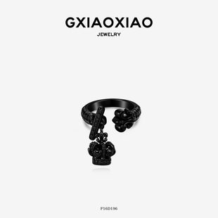 气质高级皇冠鸢尾花戒指 法式 F16D196 XIAOXIAO