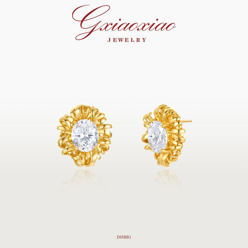 GXIAOXIAO【金藤馥光】缠绕耳环