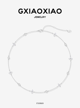 G XIAOXIAO 法式时尚百搭泡泡四叶花项链 F20X68 F20X69