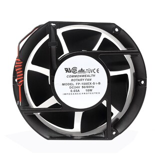 PF-108EX-S1-B DC24V0.65A17251直流16w风扇滚珠风机150*172*51mm