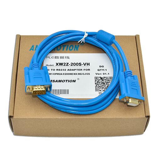 适用欧姆隆CQM1H/CPM2C/2AH/CJ1M编程电缆数据下载线XW2Z-200S-VH
