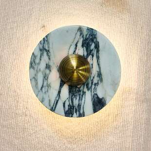 新北欧后现代轻奢大理石壁灯设计师款简约卧室床头卫生间镜前灯饰