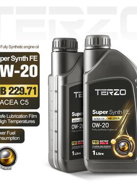 TERZO泰泽 超金FE全合成机油0W-20汽车机油C5/SP国六机油汽机油1L