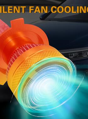 双铜管鳍片款汽车led大灯BZ95大功率220W改装远近光H7 H4 H11汽车