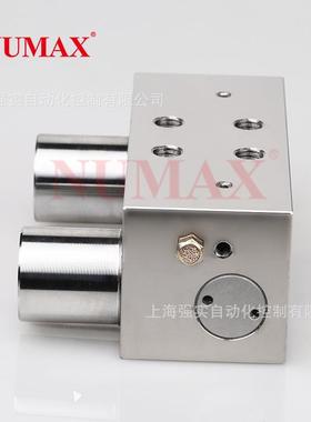 25滚柱导轨用钳制器 柱形导轨锁MCPS25R NUMAX滚柱导轨锁止机构