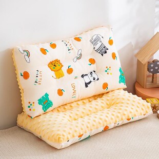 6岁宝宝定型安抚豆豆枕可机洗 2023婴儿枕头儿童小枕头棉料1