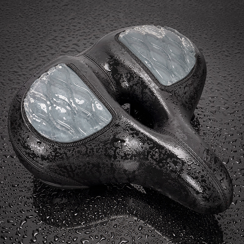 CXWXC自行车坐垫舒适加厚鞍座 登山车车座垫矽胶减震座骑行装备