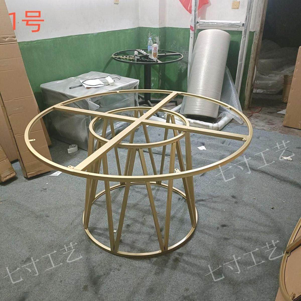 铁艺圆形餐桌脚大理石岩板餐桌金属底座支撑脚桌腿支架茶几架子,住宅家具,桌腿/桌架,淘宝优惠券,粉丝福利购,淘宝优惠卷