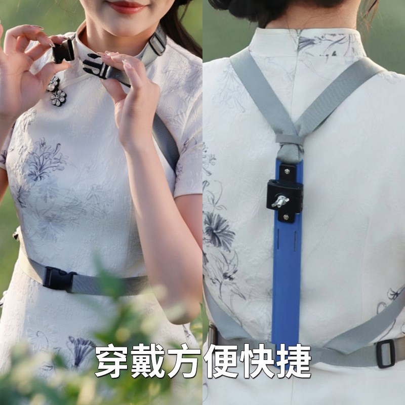 免手持打伞神器钓鱼伞撑钓鱼登山写生摄影解放双手摆W摊雨伞固定