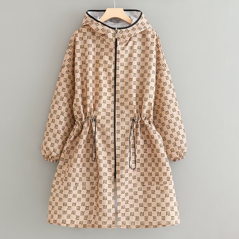 时尚防尘罩衣工作服年轻防水w围裙夏季轻薄围腰厨房家用防污女长