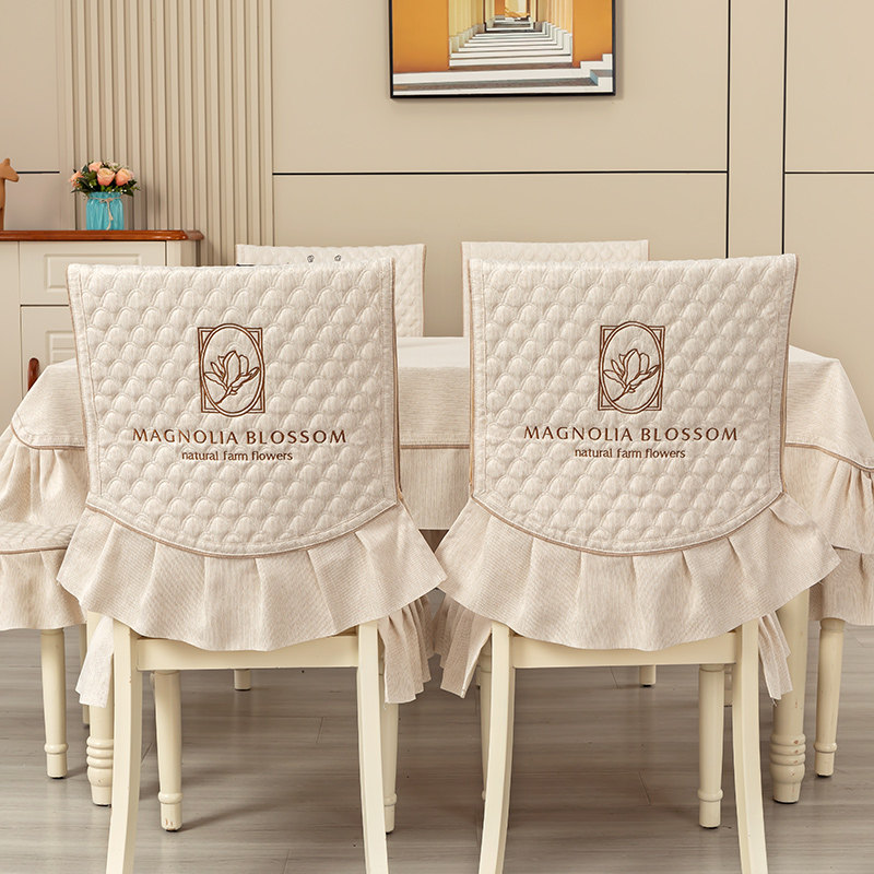 餐桌布椅子套罩椅垫坐垫家用桌布椅套靠背套装凳子垫加厚冬季高级