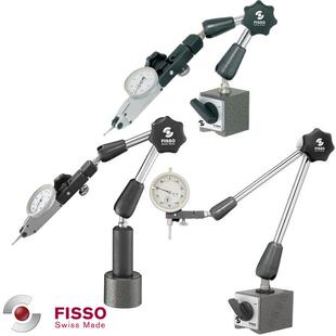FISSO经典型表架1113.20磁力千分表座2220.30测量固定架3300-2840