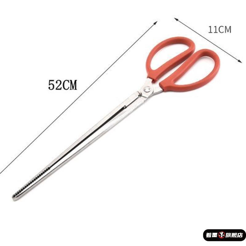 全304a不锈钢黄鳝夹子防侧滑黄鳝钳泥鳅夹螃蟹夹钳垃圾夹赶海工具