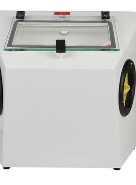 斜式手动小型白色菱形干喷喷砂机金银铜首饰磨砂除锈除杂质磨砂