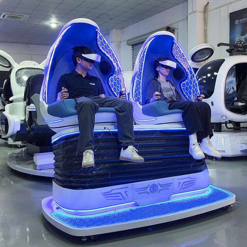VR蛋椅设备双人蛋壳椅心理减压工地安全体验模拟太空舱虚拟科技馆