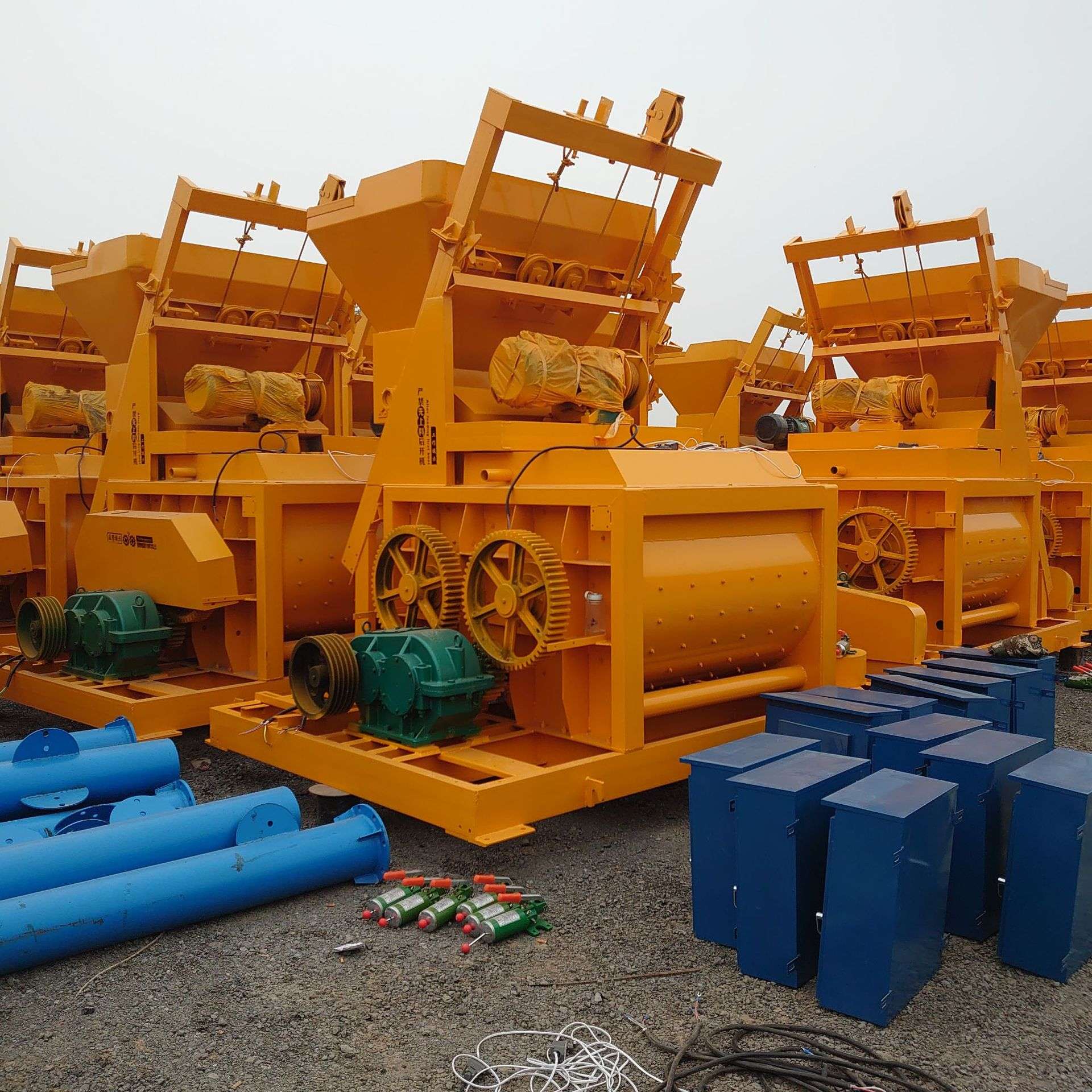 供应JS500强制搅拌机 加重型双卧轴水泥搅拌机 混凝土搅拌站主机