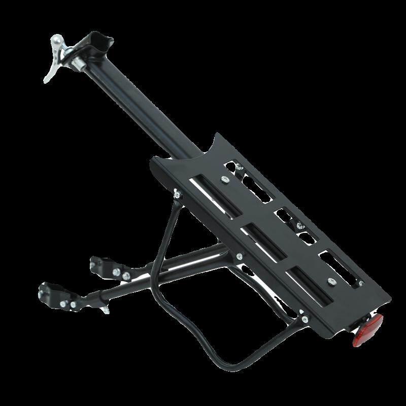 山地车后货架快拆可调节折叠车后座椅自行车可带人后尾架单车装