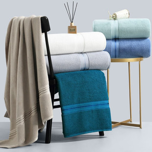 大浴巾家用纯棉超大号加宽加大人女男款全棉裹巾特大成人2024新款