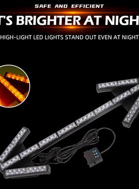 64LED箭头灯洒水车清扫车施工车载LED导向清障车诱导指示灯12-24V