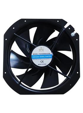 28cm耐高温风机 28080 机柜工业风扇 220V 金属铁扇叶风机