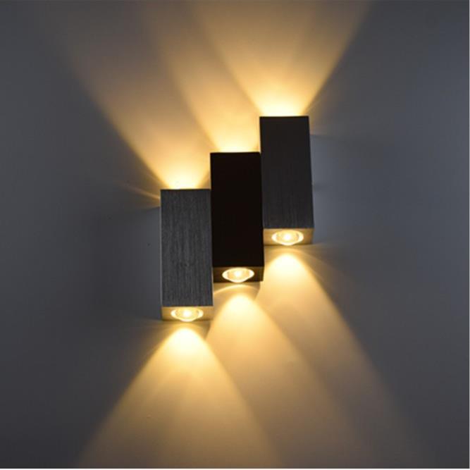 铝材壁灯现代简约走廊过道卧室床头壁灯KTV室内led环保超亮