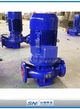 销售上海山楠泵业立卧式管道离心泵SNL/SNW系列铸铁材质普通电机