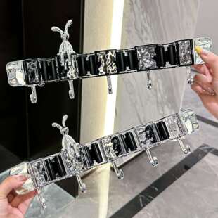 吸盘拖把壁挂夹真空免打孔挂钩卫生间浴室门后拖把固定架