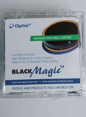OPHIR黑膜聚焦镜编号62729LA规格直径50.8mm焦距190.5mm厚度7.9mm