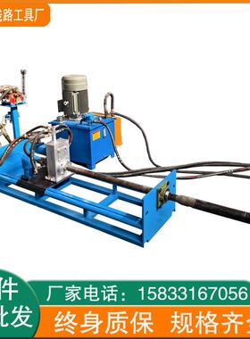 小型自来水管道穿越打孔机 横过马路液压钻眼机 非开挖水钻顶管机