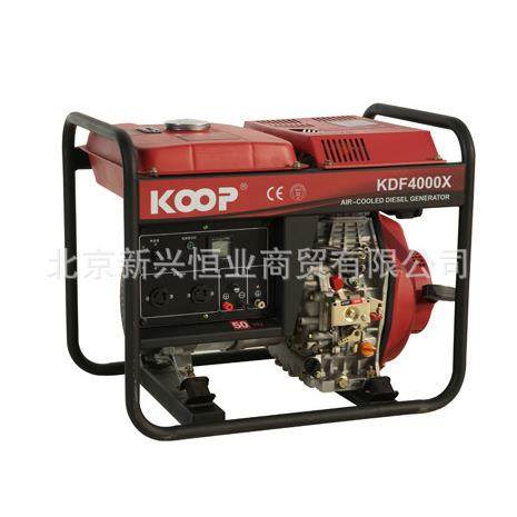 3KW科普柴油发电机 KDF4000XE KOOP柴油发电机 3KW科普柴油发电机