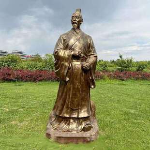 十大名医玻璃钢人物雕塑景观园林公园建筑物口装饰品铸铜雕塑摆件