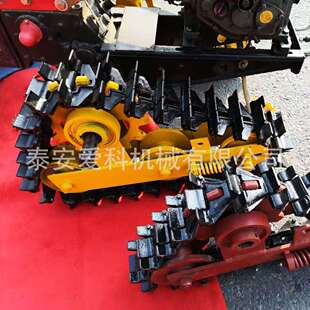 手扶拖拉机履带轮爬行链轨轮防打滑链条轮农机配件改装的抓地轮