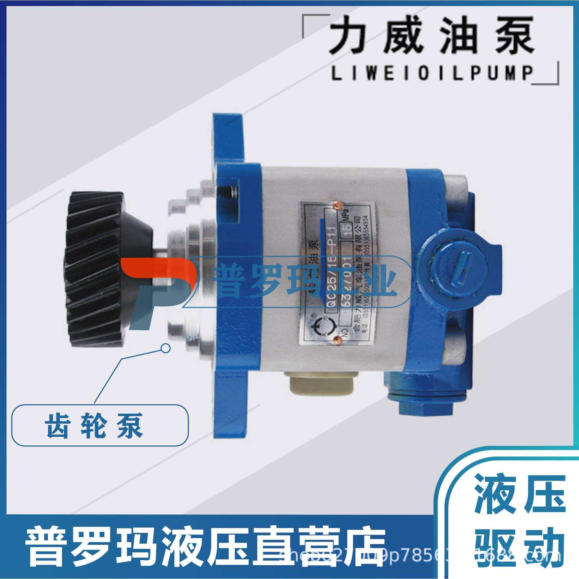 QC40/15-WP12合肥力威QC12/20-WP12汽车油泵大吊车转向泵潍柴WP12
