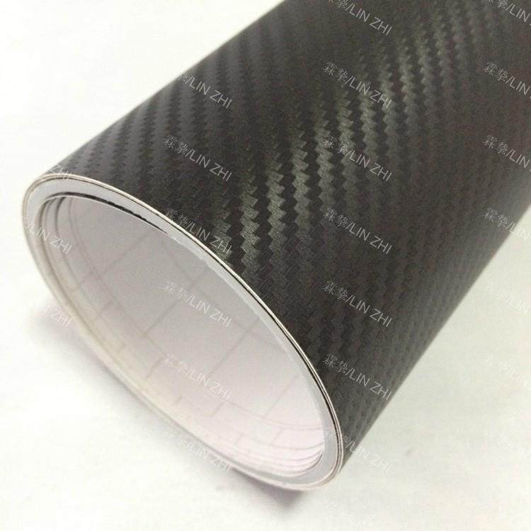 1.52汽车碳纤维膜 导气槽3D立体斜纹碳纤膜 碳纤纸 车身改装贴纸