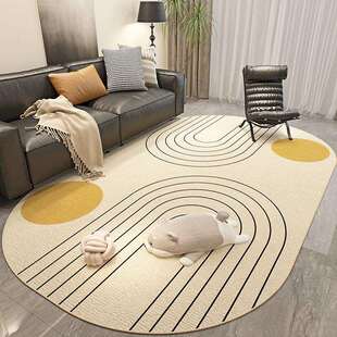 地毯客厅轻奢沙发茶几毯高级大面积卧室奶油风家用进门口地垫房间
