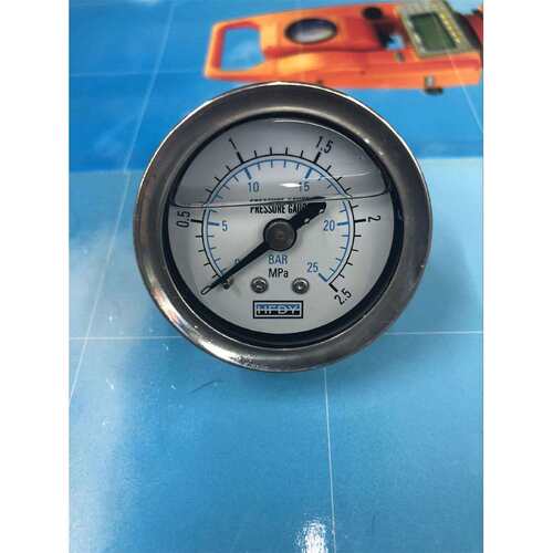 HFDY轴向耐震压力表50MM BAR单位MPA单位 螺纹 1/4牙