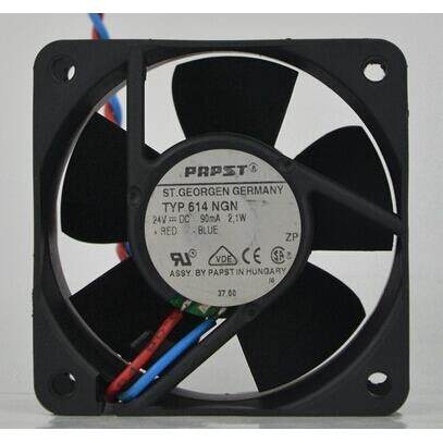 原装德国 西德 TYP 614NGN 24V 2.1W 6025 6cm 高端设备风扇