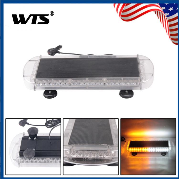 热销汽车48led爆闪灯 大功率LED爆闪警示灯 高亮吸顶灯 短排灯