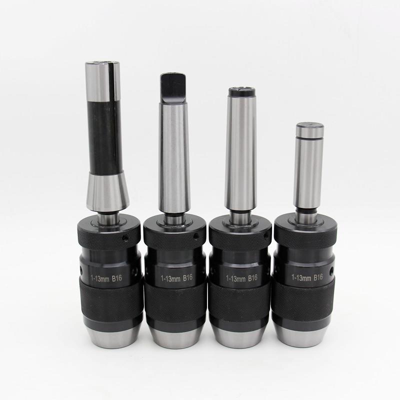 莫氏4号锥柄接杆MT2 3 4-b16 配自紧式钻夹头1-13 1-16mm B16 B18