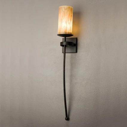 有躺家居灯具新中式别墅大堂客厅墙壁装饰西班牙云石长臂壁灯,家装灯饰光源,壁灯,淘宝优惠券,粉丝福利购,淘宝优惠卷