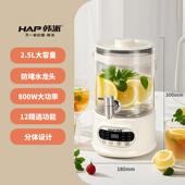 韩派HAP 2.5L 大容量上班族神器养生花茶桶养生壶分体可拆卸清洗