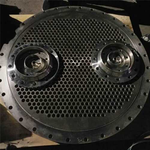 316L非标大型管板折流板换热器合金锻造压力容器不锈钢管大口径