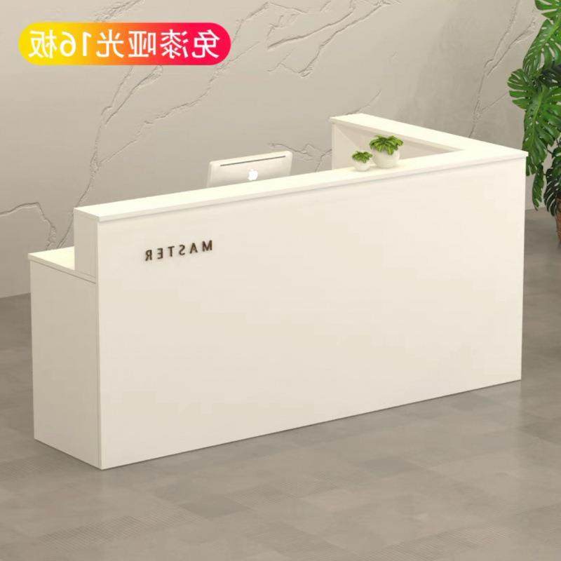 吧台收银台简约现代小型服装店柜台奶茶店转角桌院前台接待台,商业/办公家具,收银台,淘宝优惠券,粉丝福利购,淘宝优惠卷