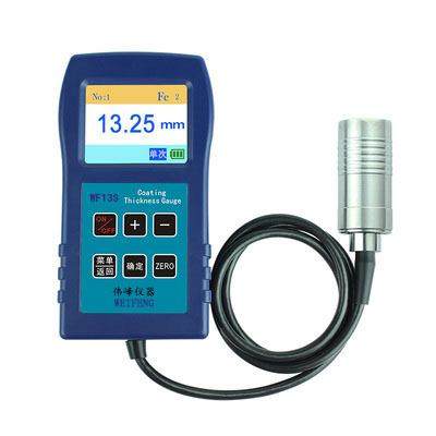 WF13S防腐防火涂料测厚仪测量磁性金属材料表面镀层覆盖层的厚度