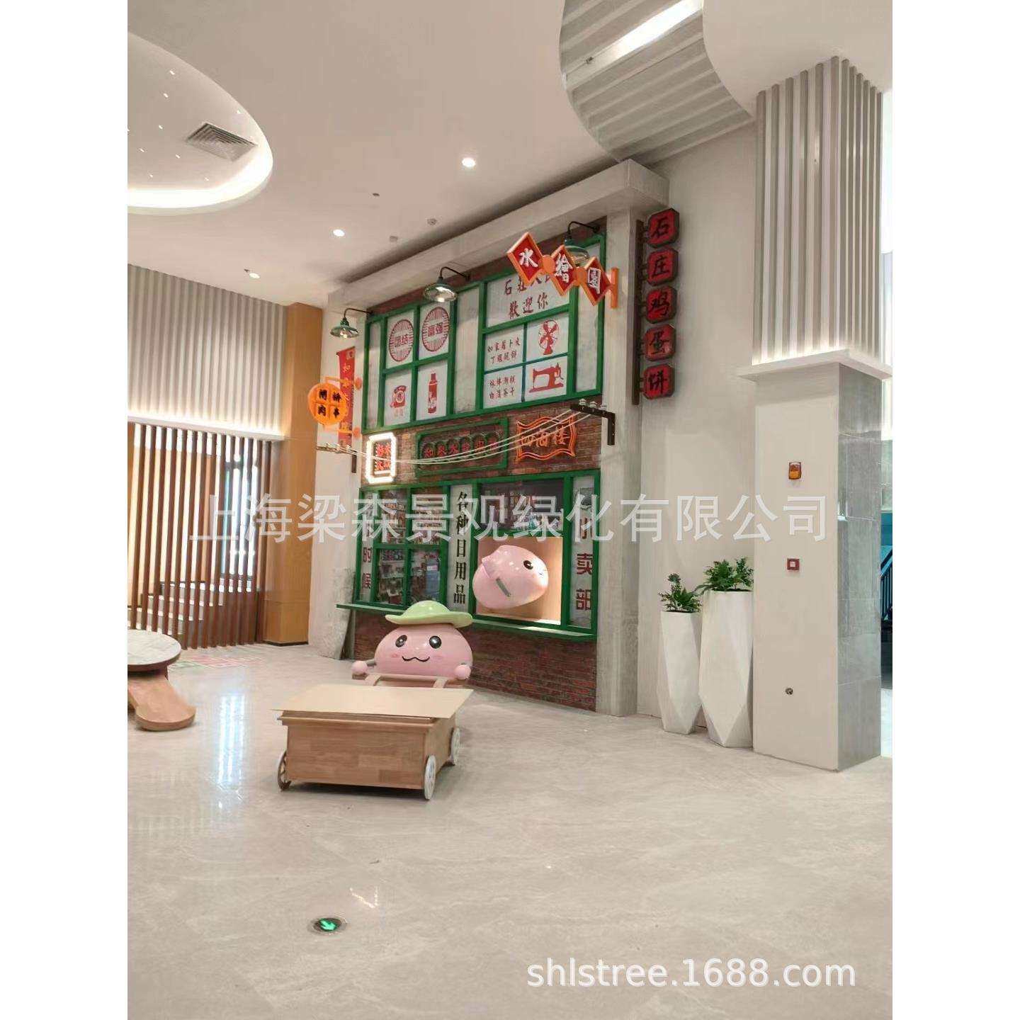 上海商场美陈布置节庆玻璃钢雕塑厂家主题活动摆件商业活动场景