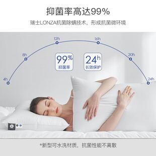 拉芙菲尔学生宿舍枕头单人护颈椎助睡眠男女不塌陷酒店枕芯单个装