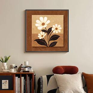 美拉德客厅组合装饰画法式复古餐厅玄关卧室挂画中古风桌面摆件画